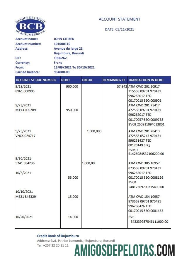 Burundi Credit Bank Of Bujumbura.pdf modelo