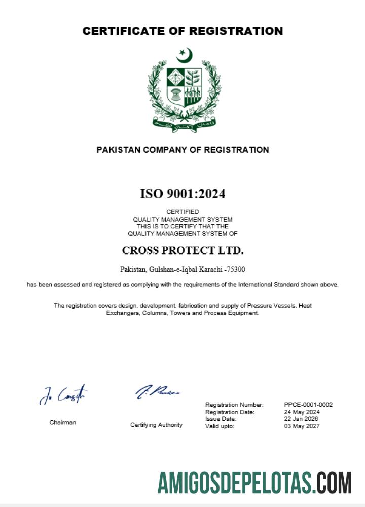 Modelo realista de certificado de registro comercial do Paquistão em Word e PDF