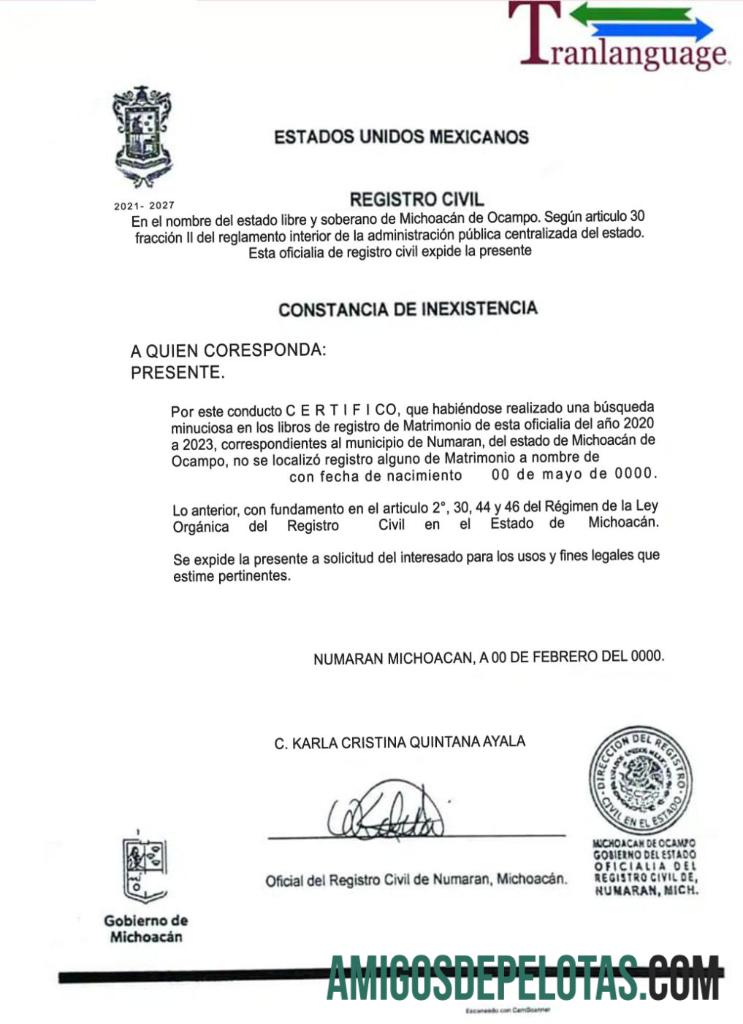 Certificado SAT do México exemplo real