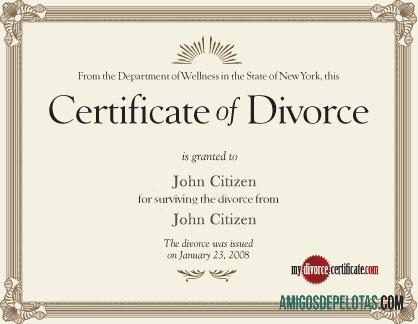 Certificado de divórcio de bem-estar do Departamento de Nova York baixar para verificação