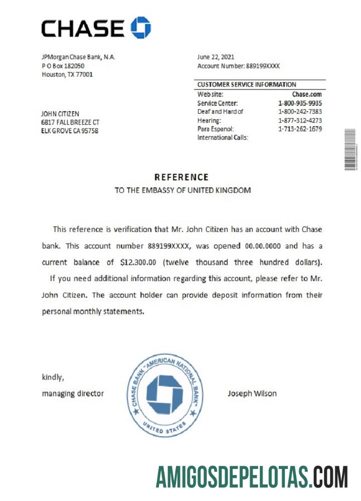 Referência de perseguição nos EUA exemplo