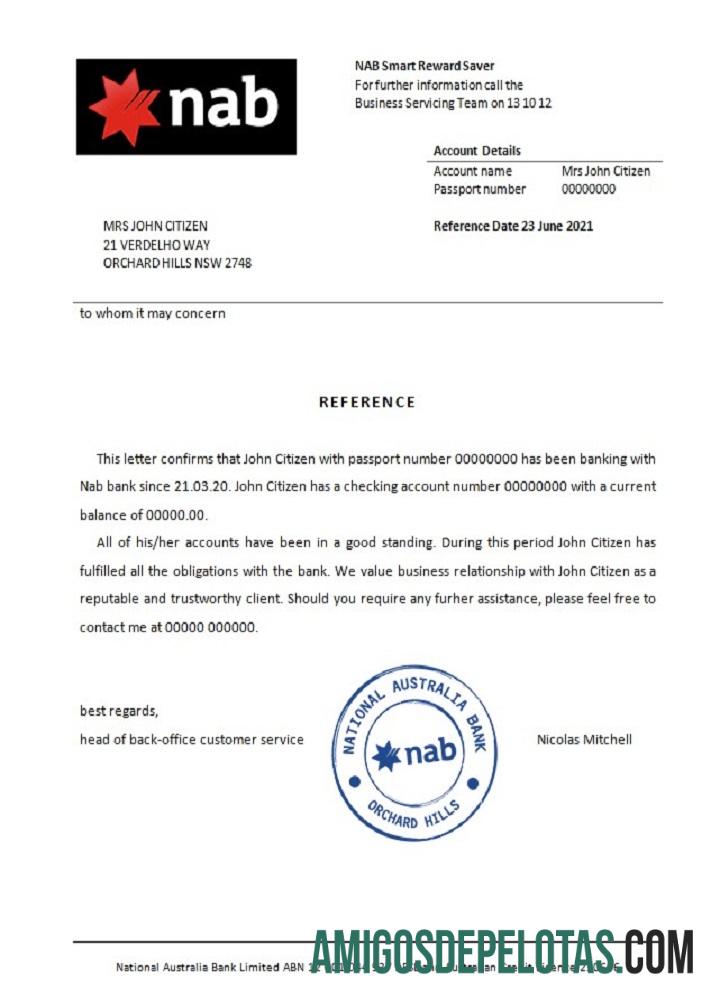 Referência do Nab dos EUA amostra