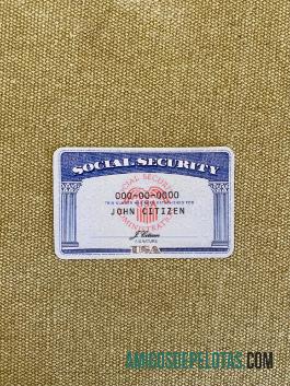 USA SSN olhar de foto Beige Textile Background frente amostra