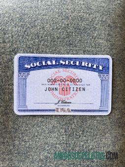 USA SSN olhar de foto Jeans Background frente examplo